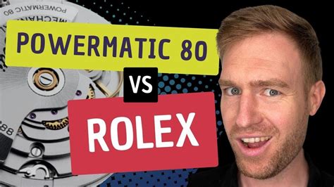 Vergleich ETA Powermatic 80 vs Rolex 